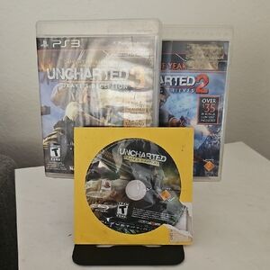 Sony Uncharted Game Set for PS3 - Black and Yellow